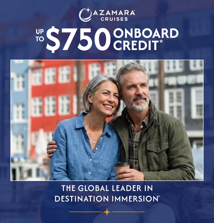 Azamara Up to $750 Onboard Credit